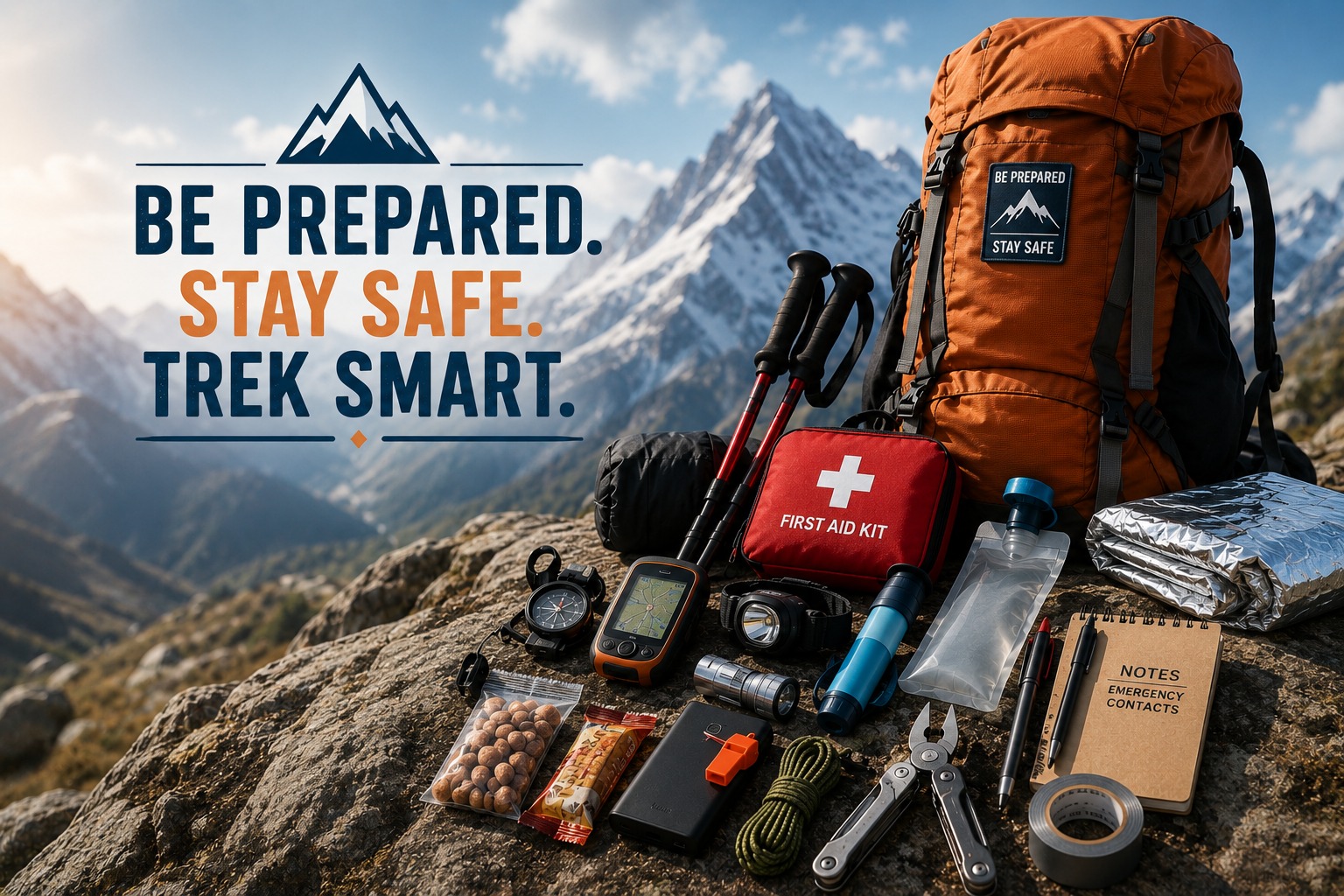 Essential Item Kit for Experienced Trekkers: for emergency support