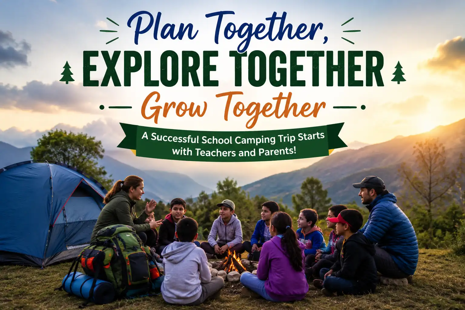 How  Successful School Camping Trip is planned by Teacher & Parents?