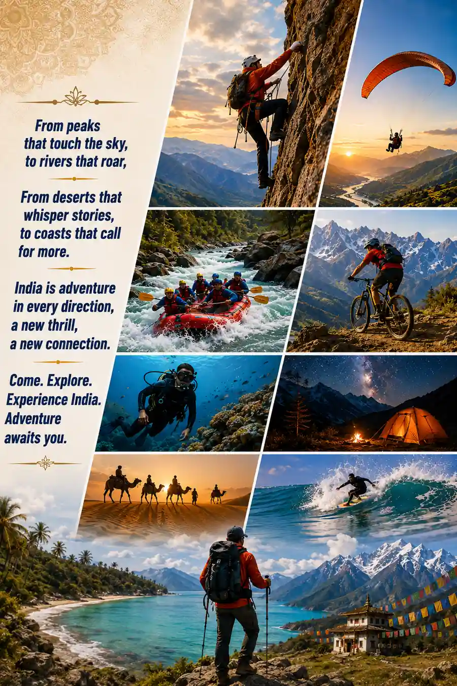 Why India Can Become a Global Adventure Tourism Destination?
