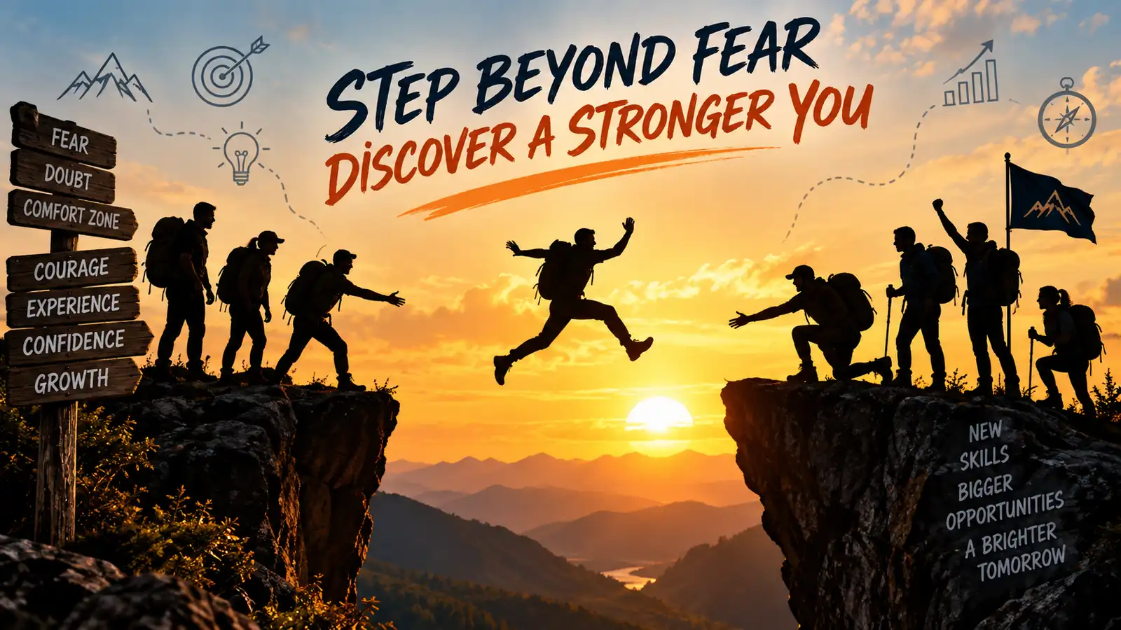 Moving outside the comfort zone: from fear to confidence