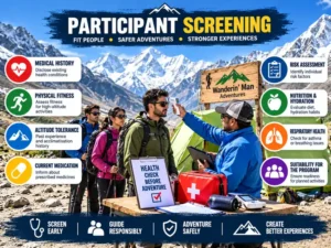 Participant Screening Before a High-Altitude Adventure