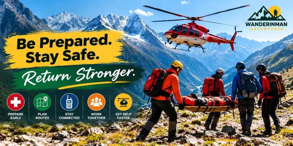 Evacuation Planning in Adventure Emergencies