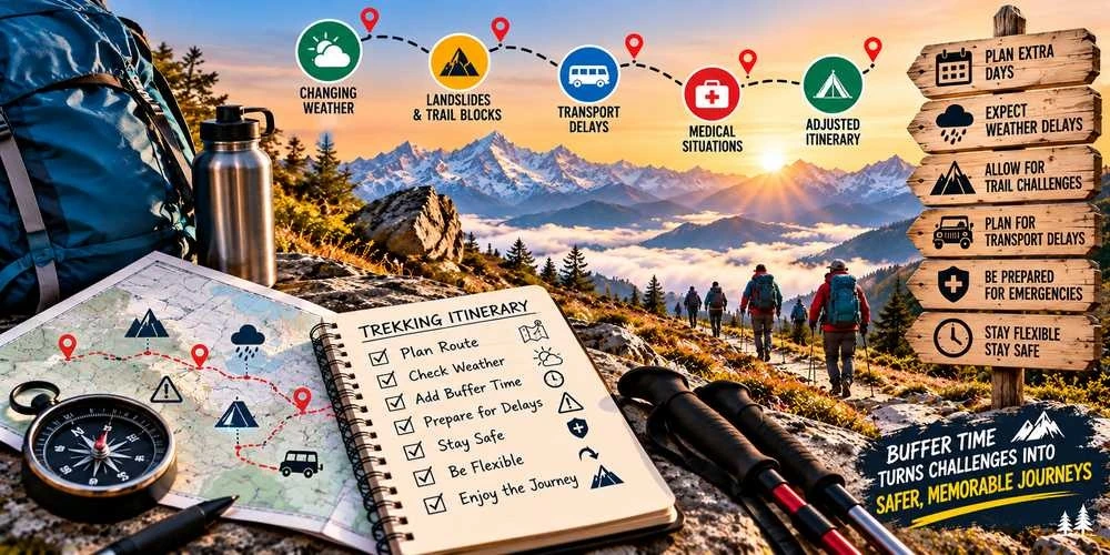 Why Trekking Itineraries Need Buffer Time: Planning for Delays in the Mountains